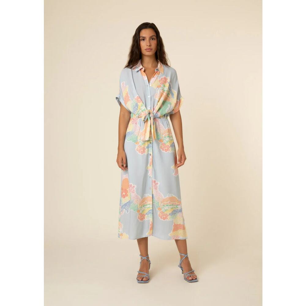 FRNCH Multicolor Midi Dress